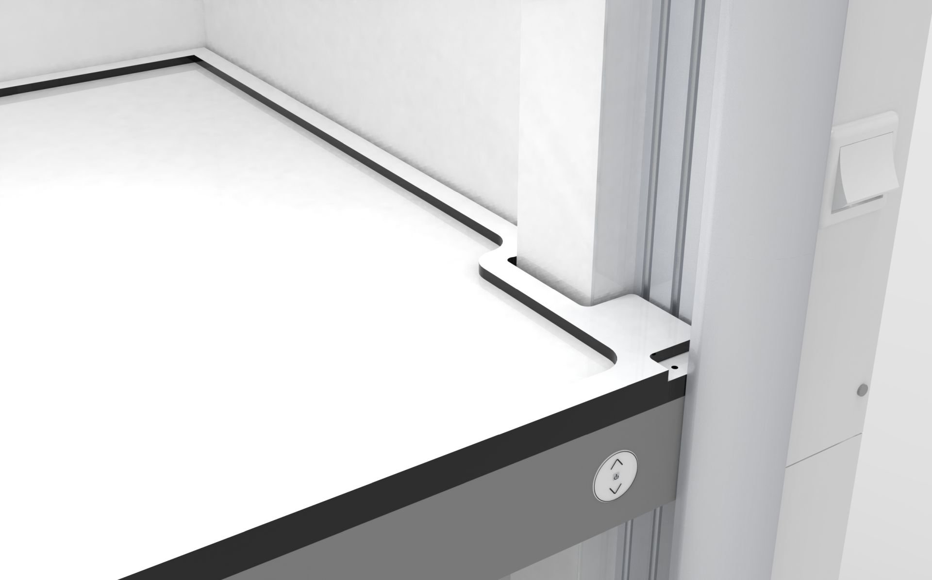 D�tail plan de travail avec r�tention sorbonne PMR