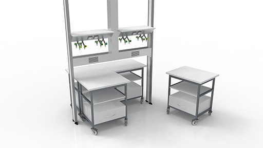 Paillasse HPLC