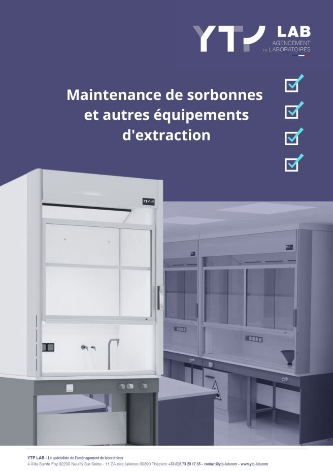 Maintenance de sorbonnes YTP LAB